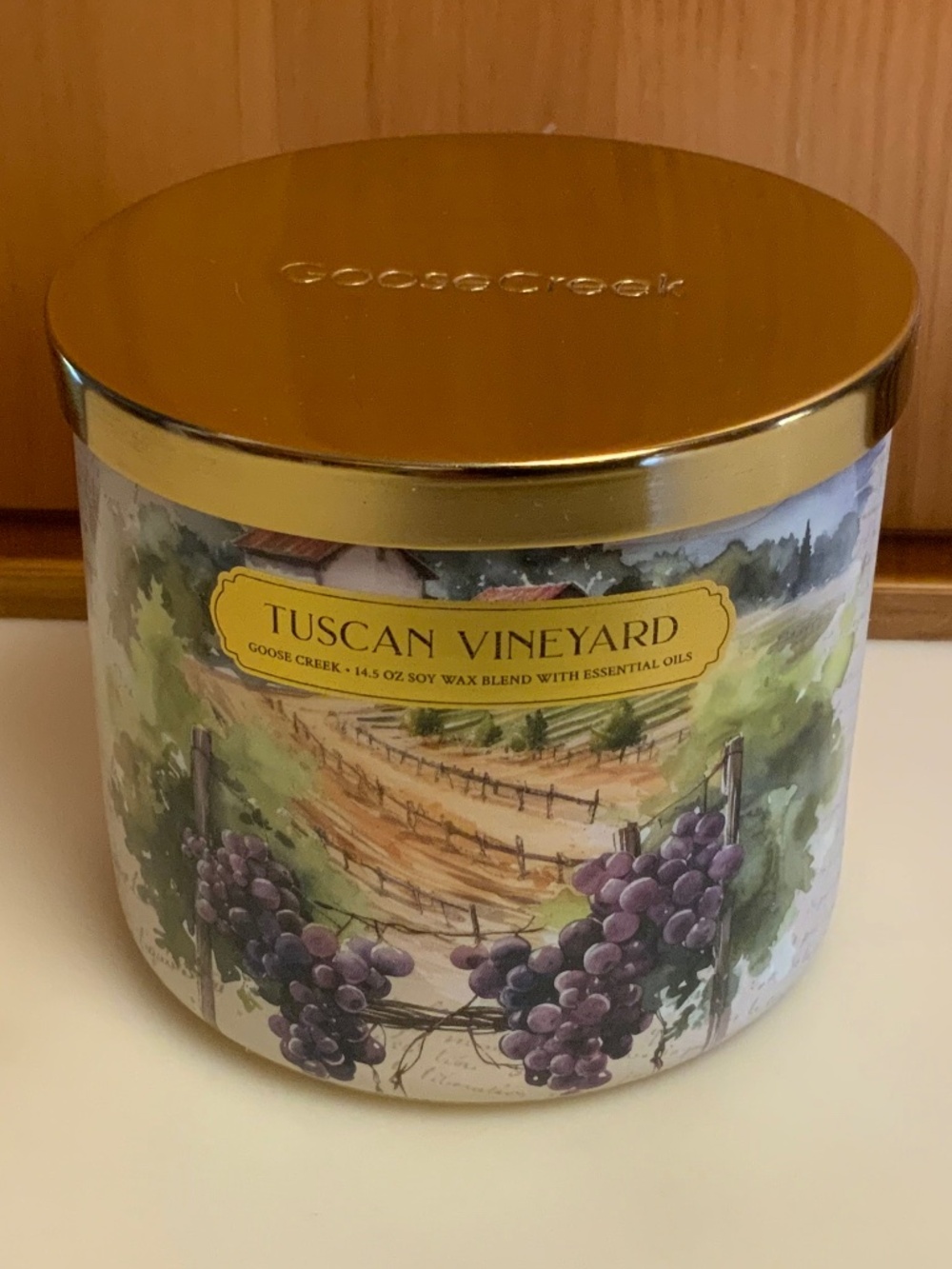 Goose Creek “Tuscan Vineyard” 3-Wick Scented Candle, 14.5 oz